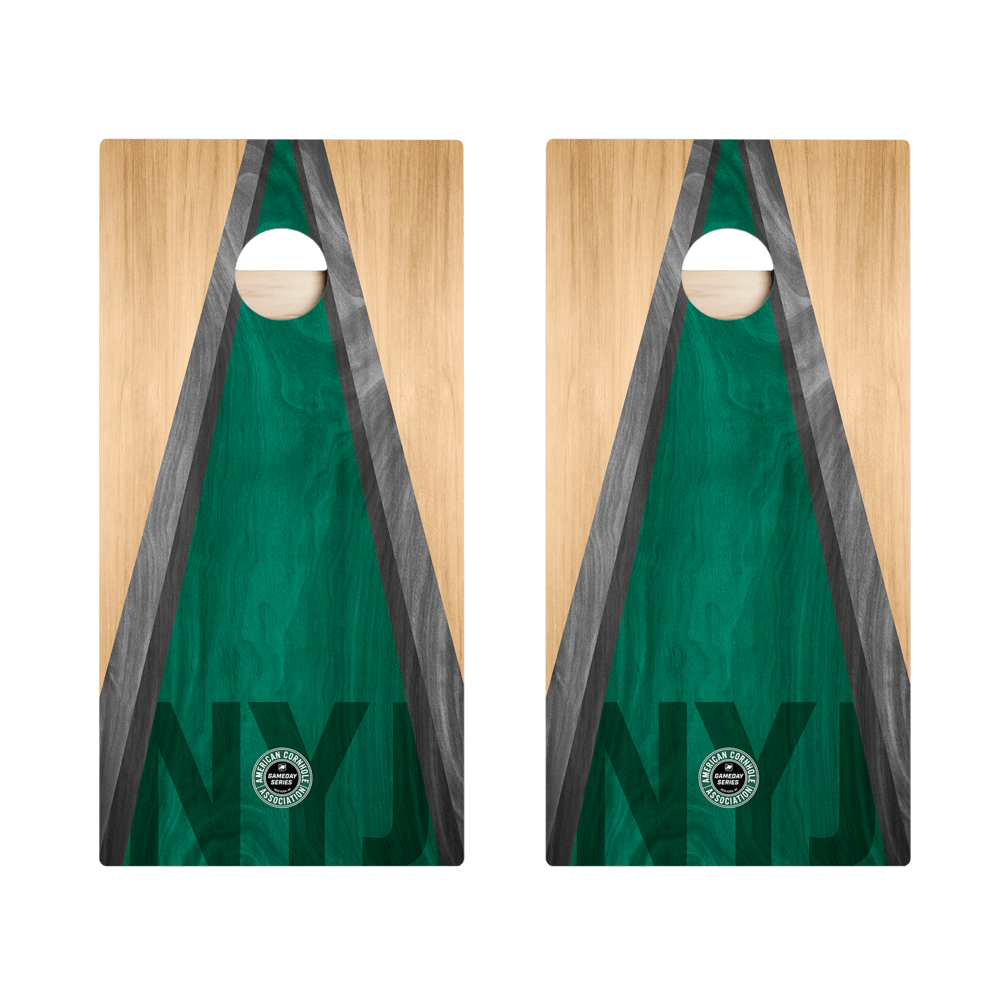 New York NYJ Football Gameday Classic Triangle Star Cornhole Boards