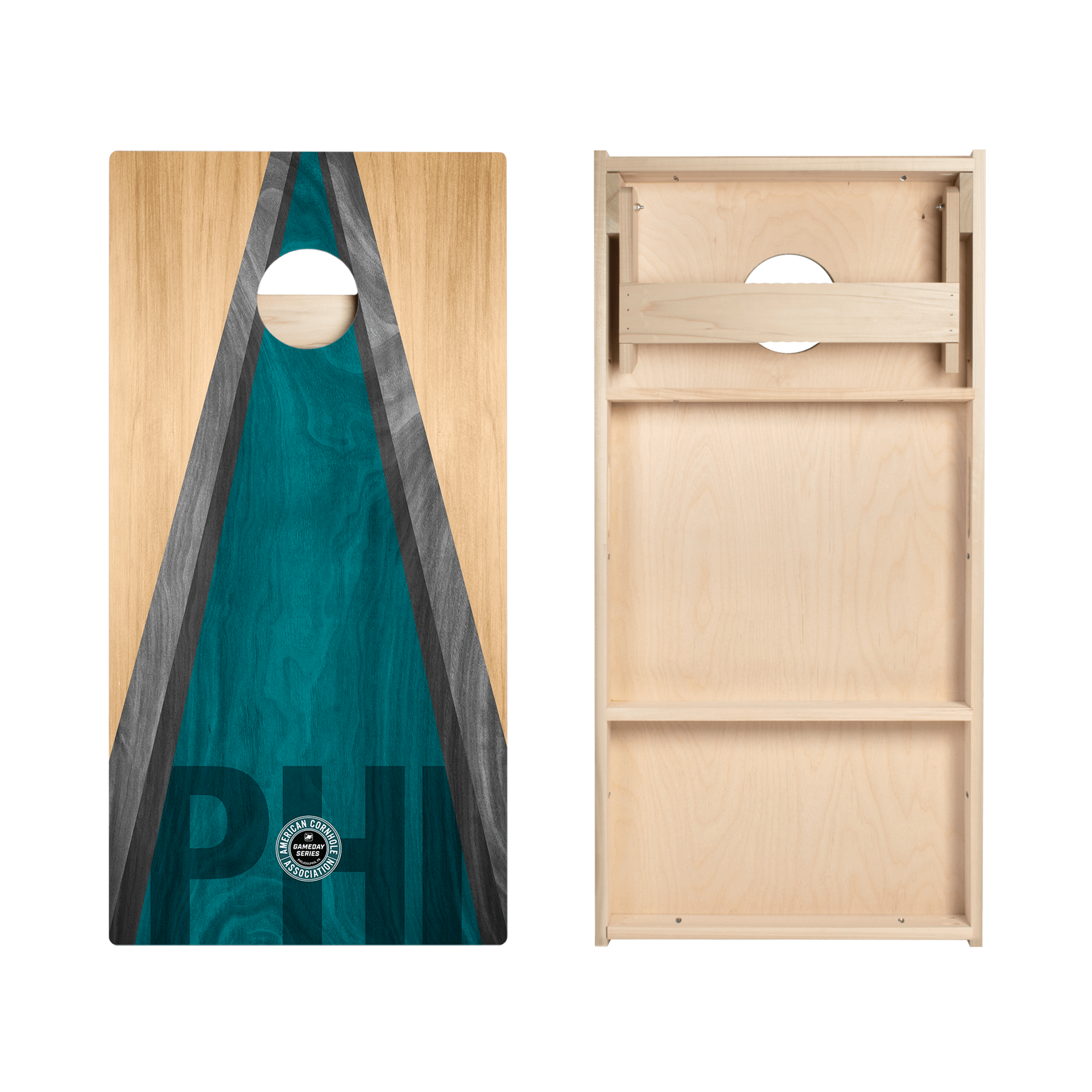 Philadelphia Football Gameday Classic Triangle Star Cornhole Boards