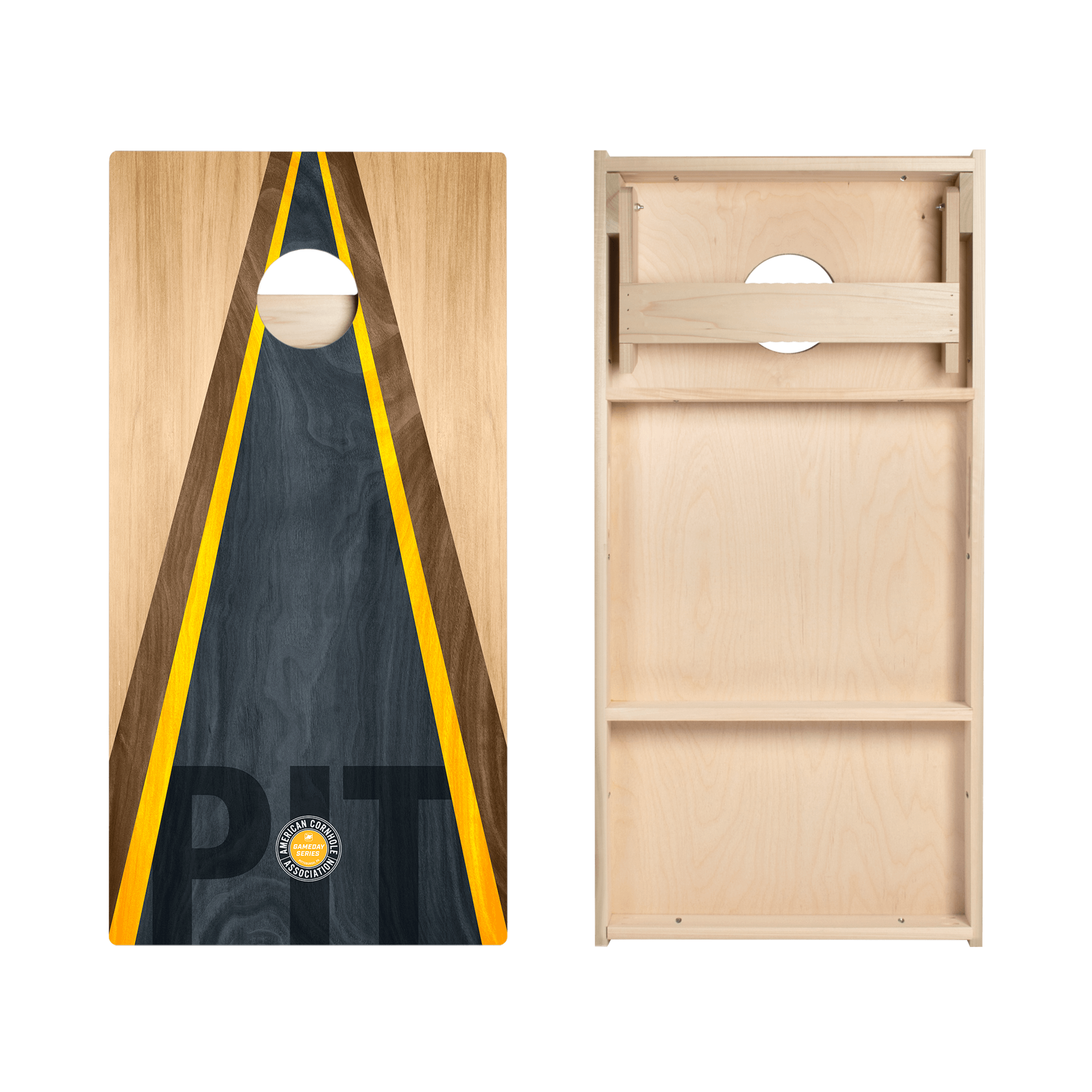 Pittsburgh Football Gameday Classic Triangle Star Cornhole Boards