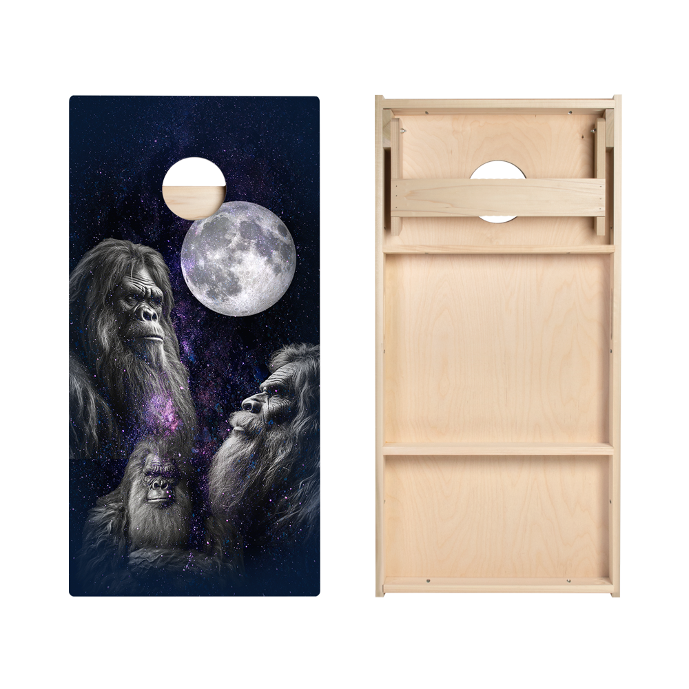 Howl at the Moon Sasquatch Star Cornhole Boards