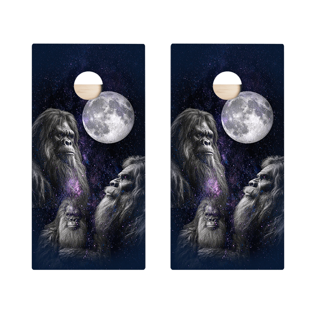 Howl at the Moon Sasquatch Star Cornhole Boards