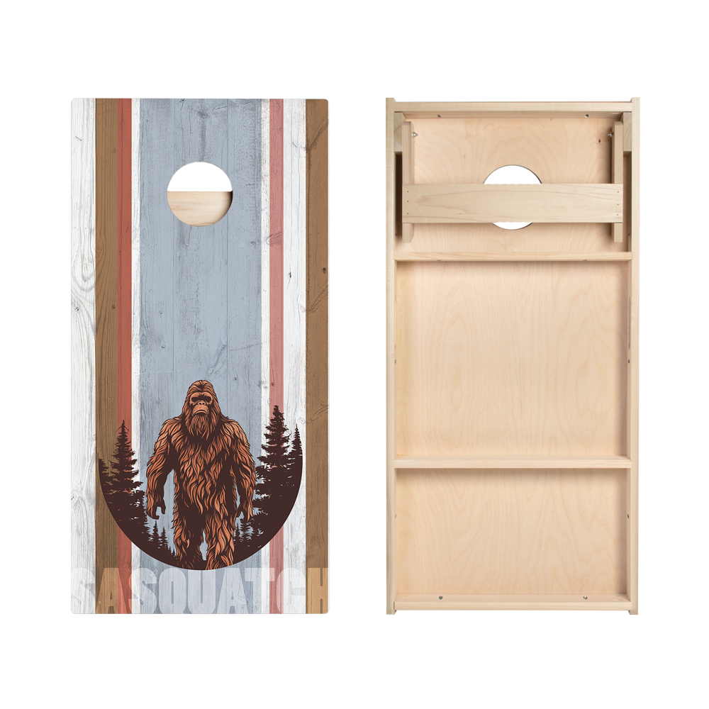 Wandering Sasquatch Star Cornhole Boards
