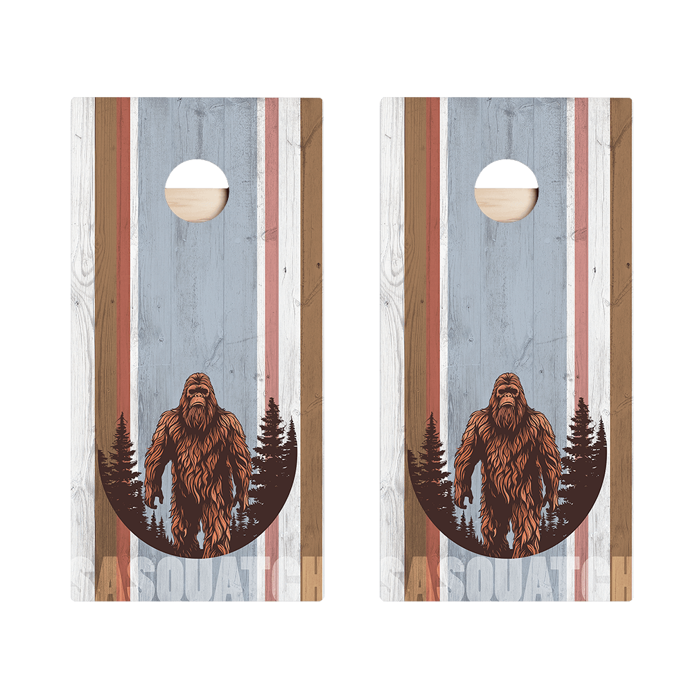 Wandering Sasquatch Star Cornhole Boards