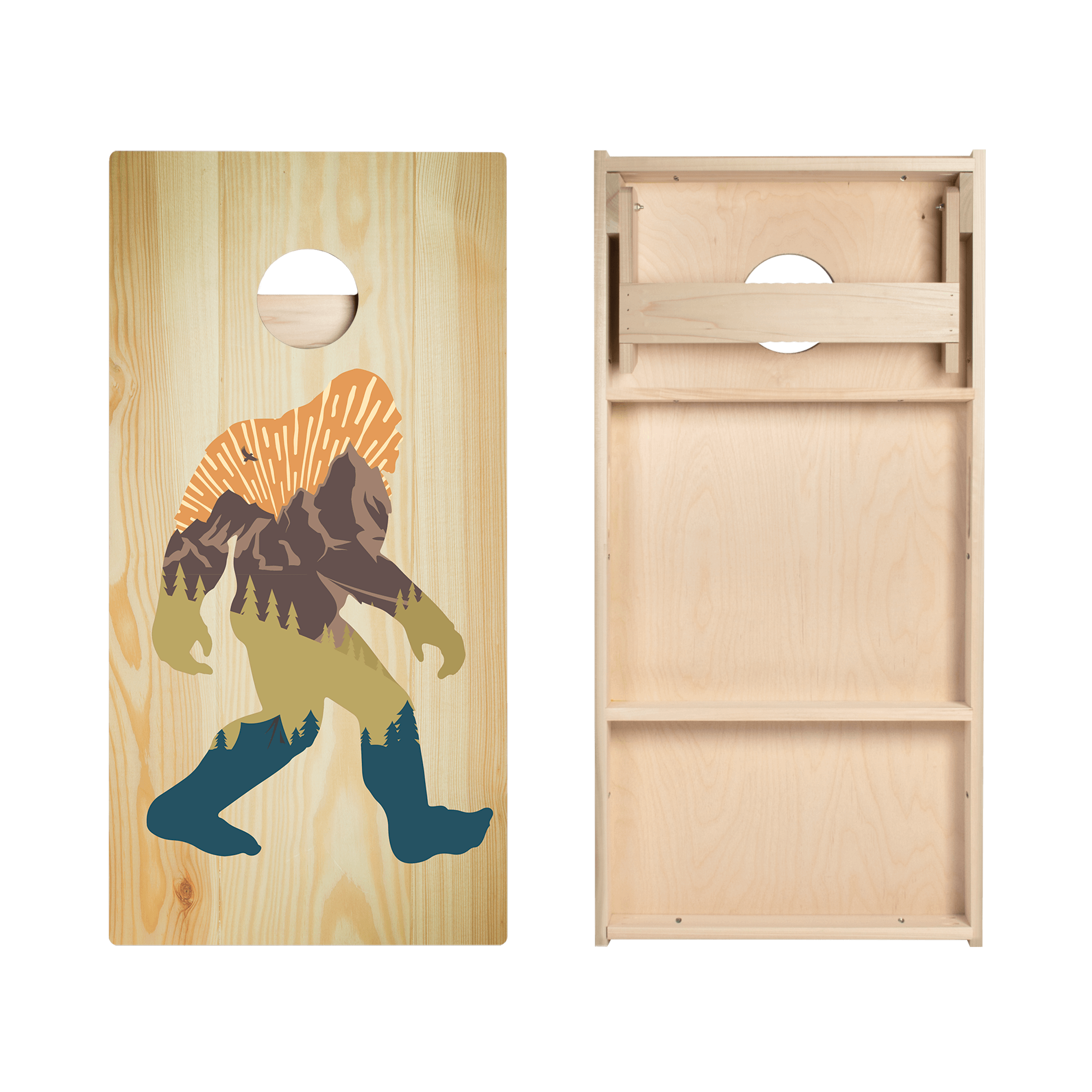 Wilderness Sasquatch Star Cornhole Boards