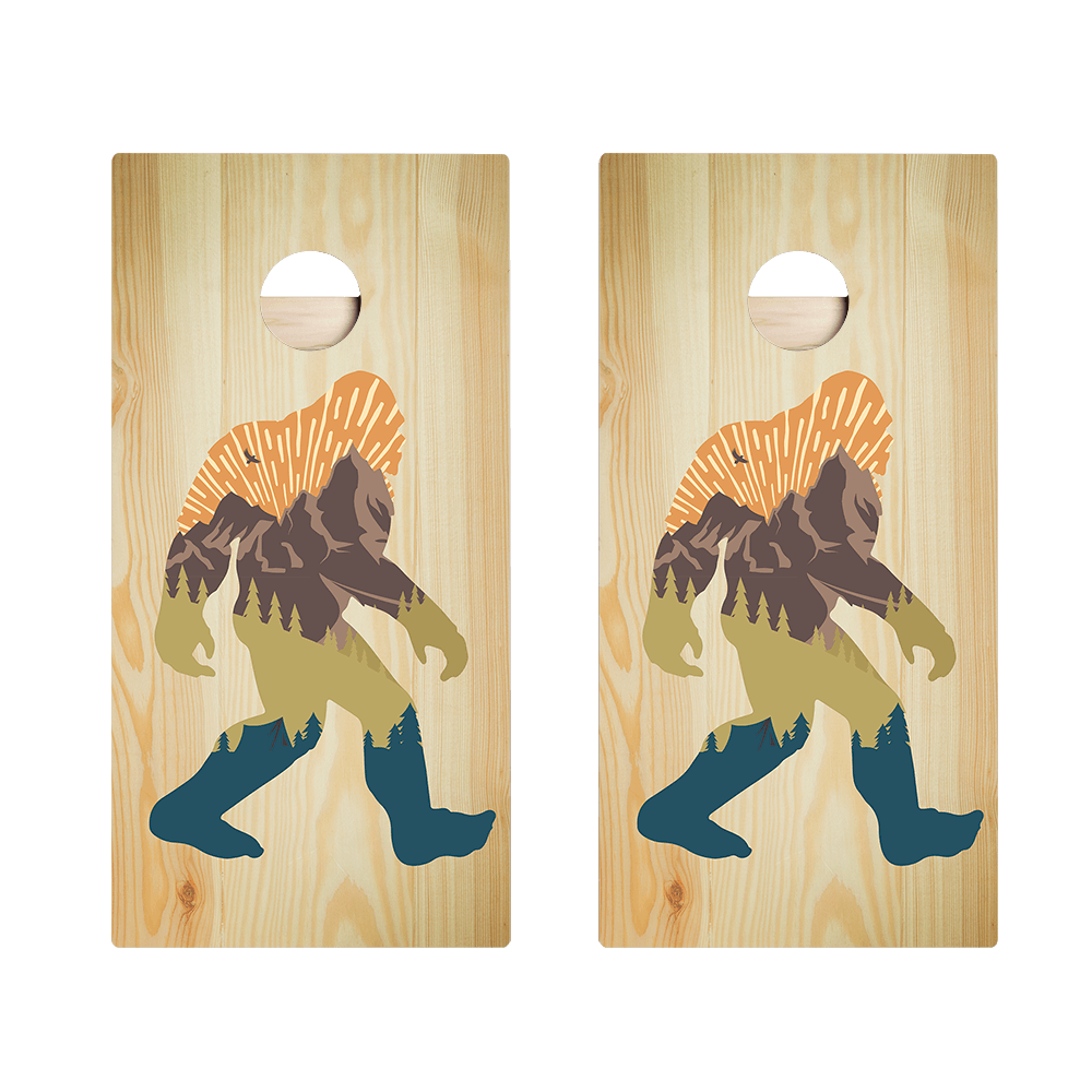 Wilderness Sasquatch Star Cornhole Boards