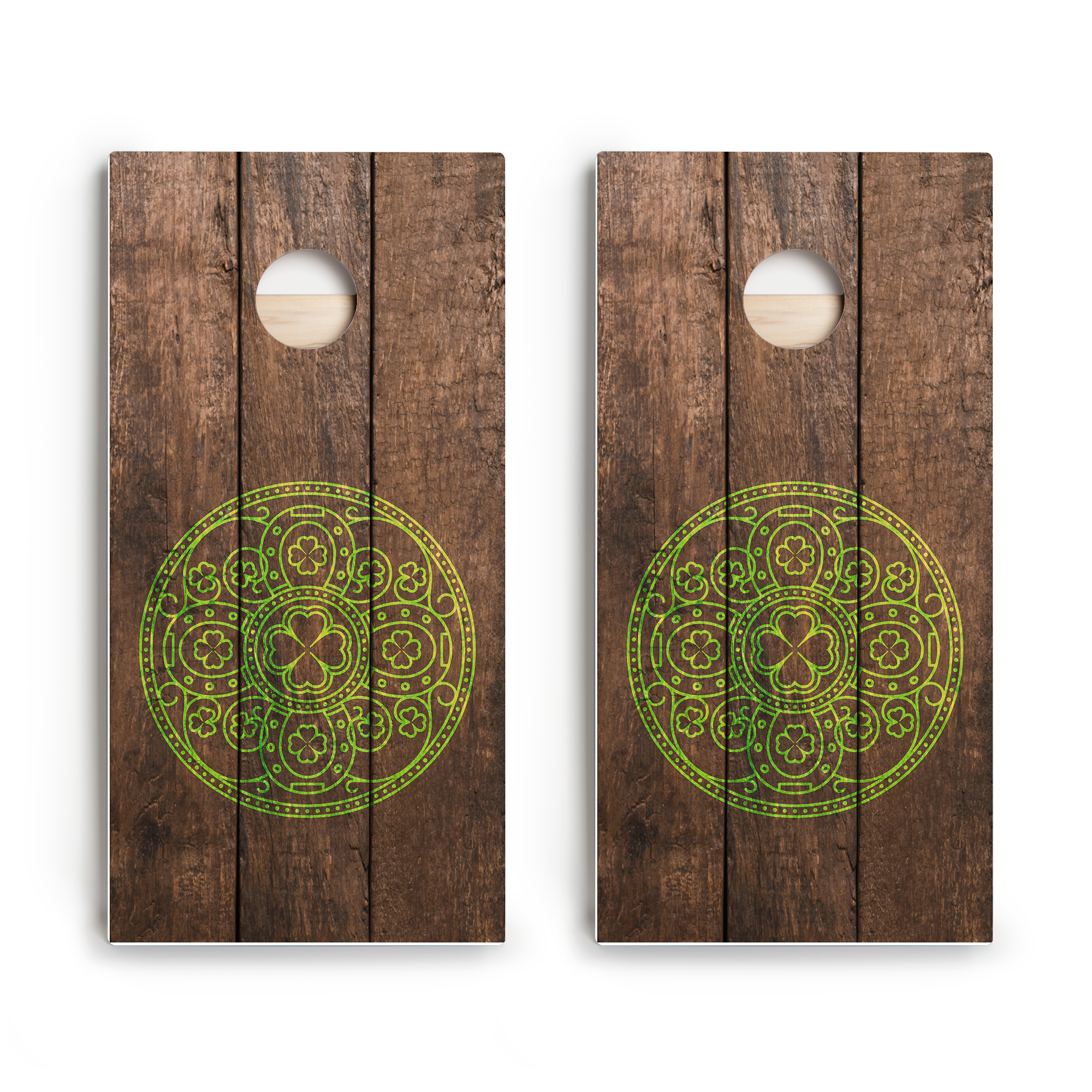Wood Irish Pub Limited Edition Star Cornhole Boards | 03.25 Drop