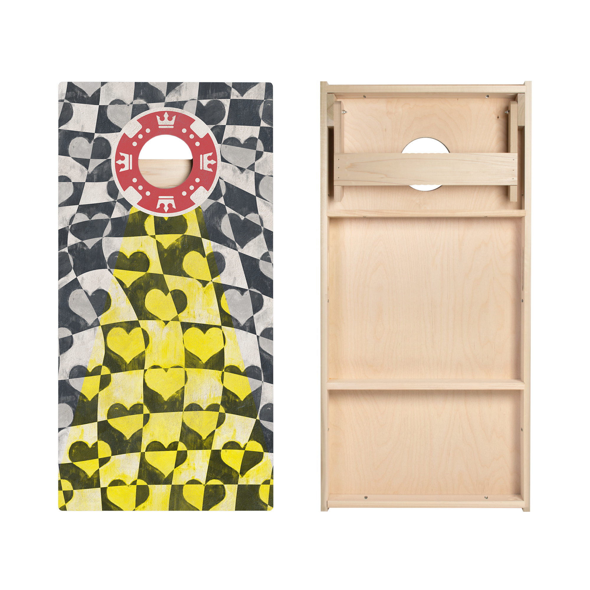 Poker Hearts Limited Edition Star Cornhole Boards | 02.25 Drop