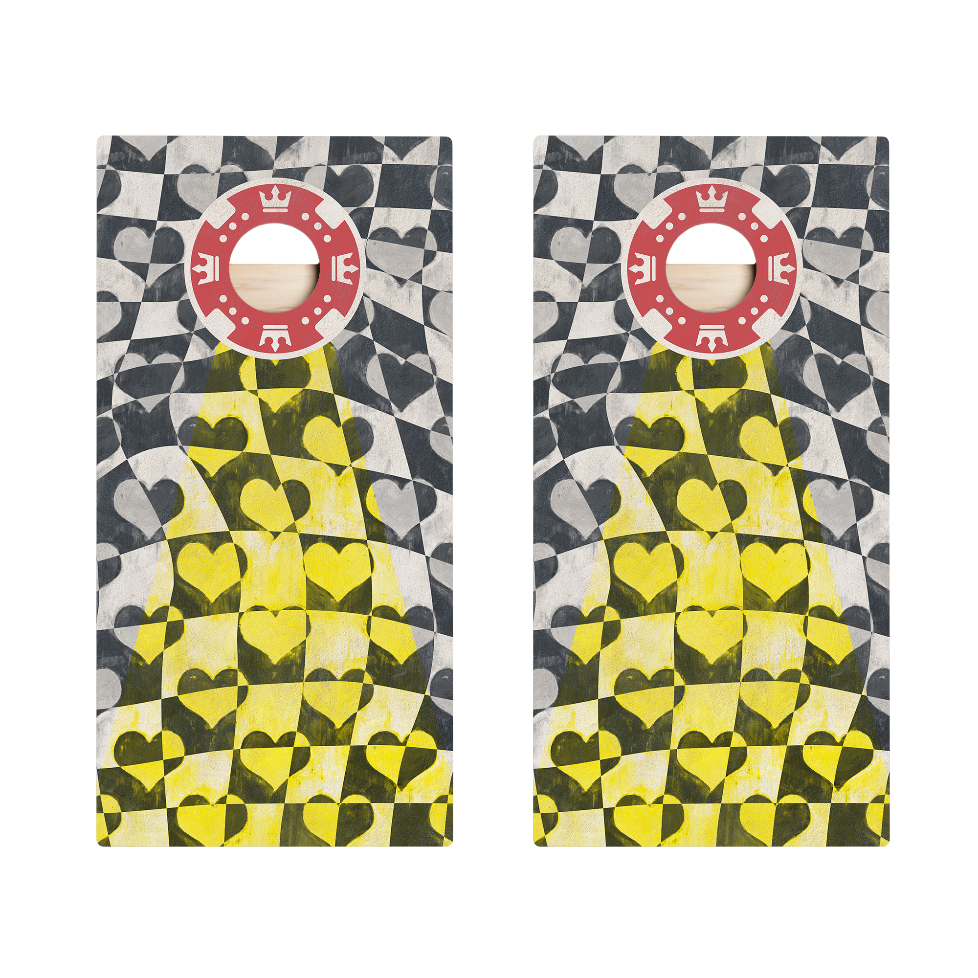 Poker Hearts Limited Edition Star Cornhole Boards | 02.25 Drop