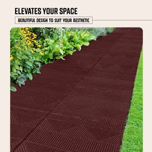 PLAYSAFER Aztec Interlocking Rubber Paver Tile