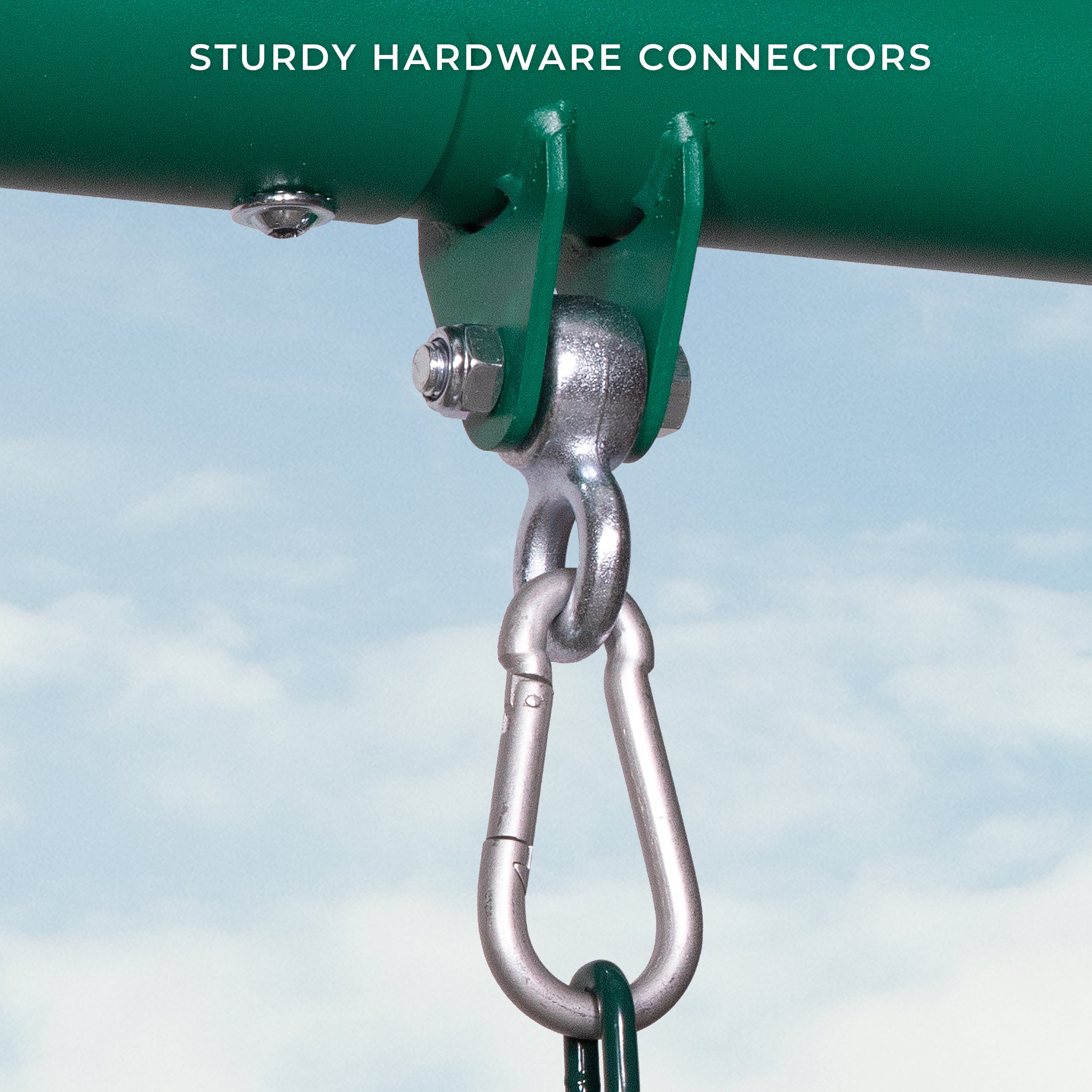 Big Brutus Heavy-Duty Metal A-Frame Swing Set