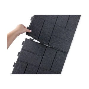 PLAYSAFER Brick Interlocking Rubber Paver Tile