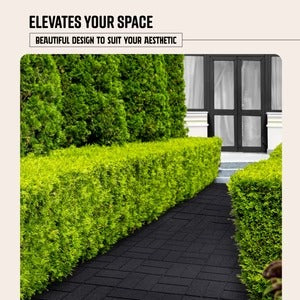 PLAYSAFER Brick Interlocking Rubber Paver Tile