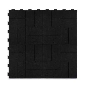 PLAYSAFER Brick Interlocking Rubber Paver Tile