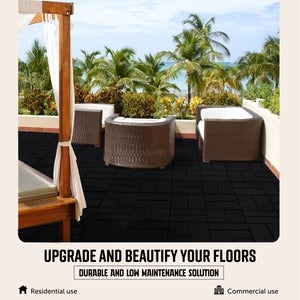 PLAYSAFER Brick Interlocking Rubber Paver Tile