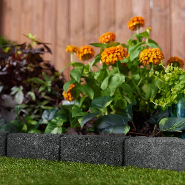PLAYSAFER Cobblestone SmartLoc Rubber Border