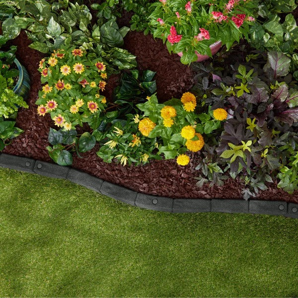 PLAYSAFER Cobblestone SmartLoc Rubber Border