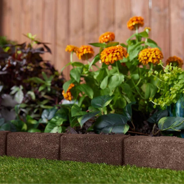 PLAYSAFER Cobblestone SmartLoc Rubber Border