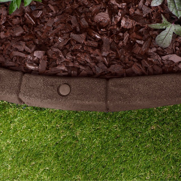 PLAYSAFER Cobblestone SmartLoc Rubber Border