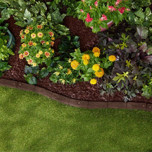 PLAYSAFER Cobblestone SmartLoc Rubber Border