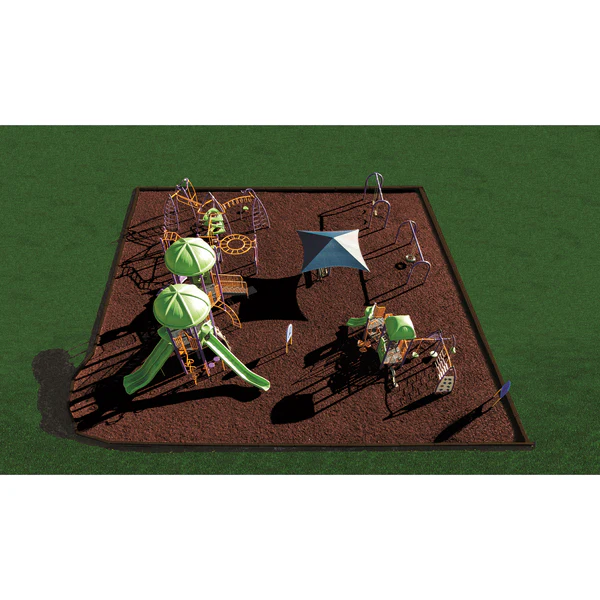 PLAYSAFER Rubber Mulch Cocoa Brown