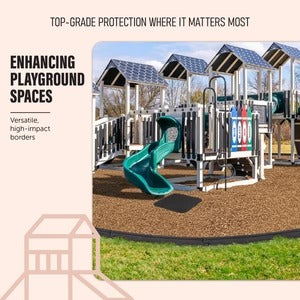PLAYSAFER Commercial Rubber Border
