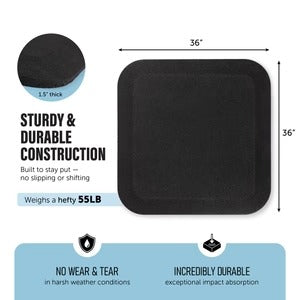 PLAYSAFER Commercial Rubber Slide Mat