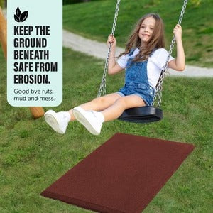 PLAYSAFER Commercial Rubber Swing Mat