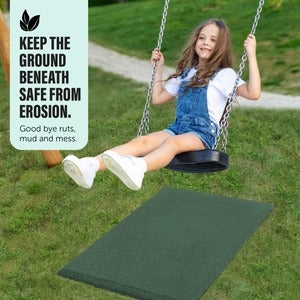 PLAYSAFER Commercial Rubber Swing Mat