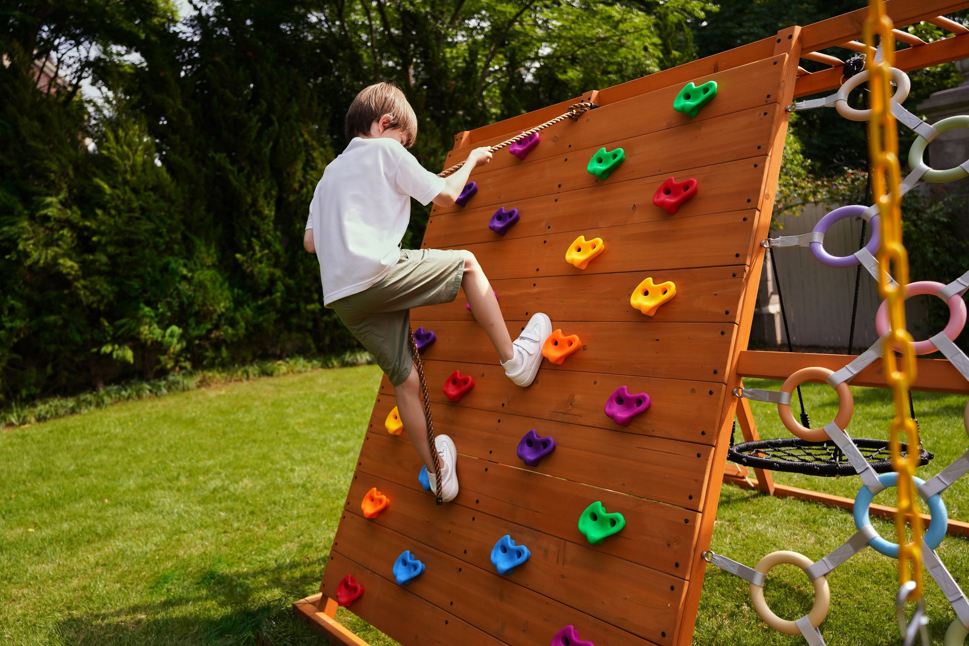 Sycamore | Outdoor Sensory Swing Set & Jungle Gym