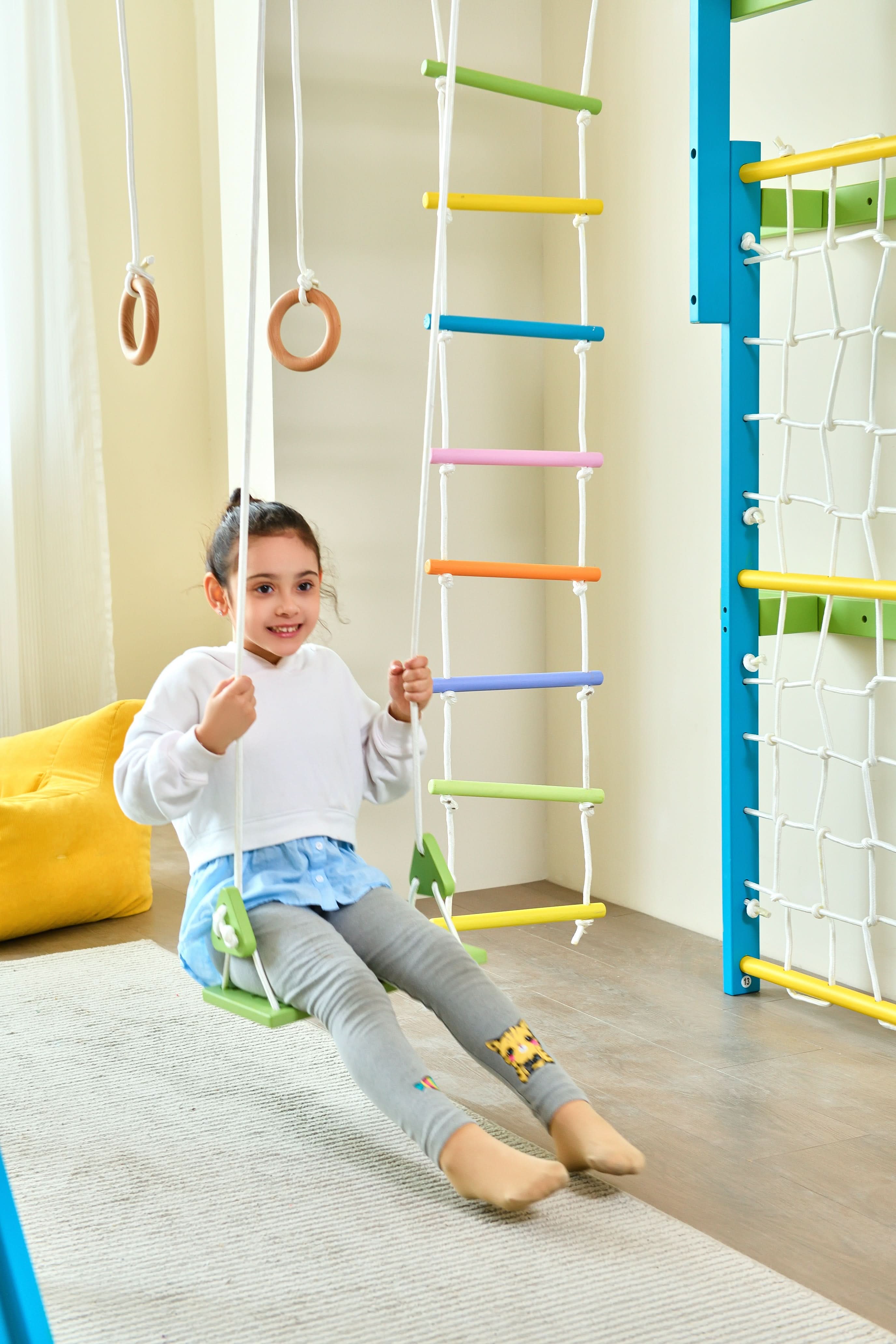 Grove | Foldable Jungle Gym - Wall Mounted - Rainbow