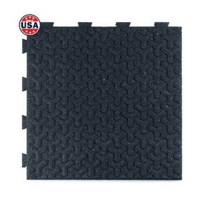 PLAYSAFER Dimensional Interlocking Rubber Paver Tile