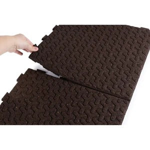 PLAYSAFER Dimensional Interlocking Rubber Paver Tile