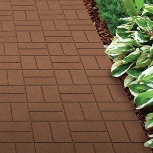 PLAYSAFER Dual Sided Rubber Paver Tile