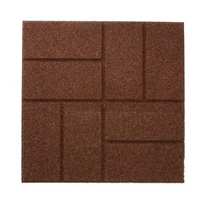 PLAYSAFER Dual Sided Rubber Paver Tile