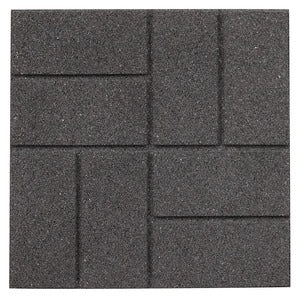 PLAYSAFER Dual Sided Rubber Paver Tile
