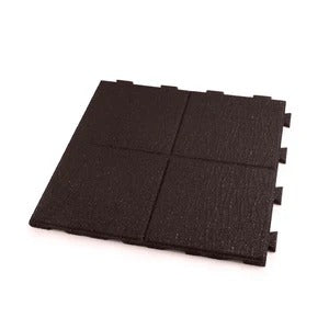 PLAYSAFER Foursquare Interlocking Rubber Paver Tile