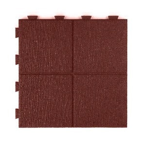 PLAYSAFER Foursquare Interlocking Rubber Paver Tile