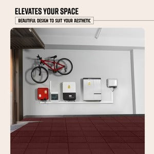 PLAYSAFER Foursquare Interlocking Rubber Paver Tile
