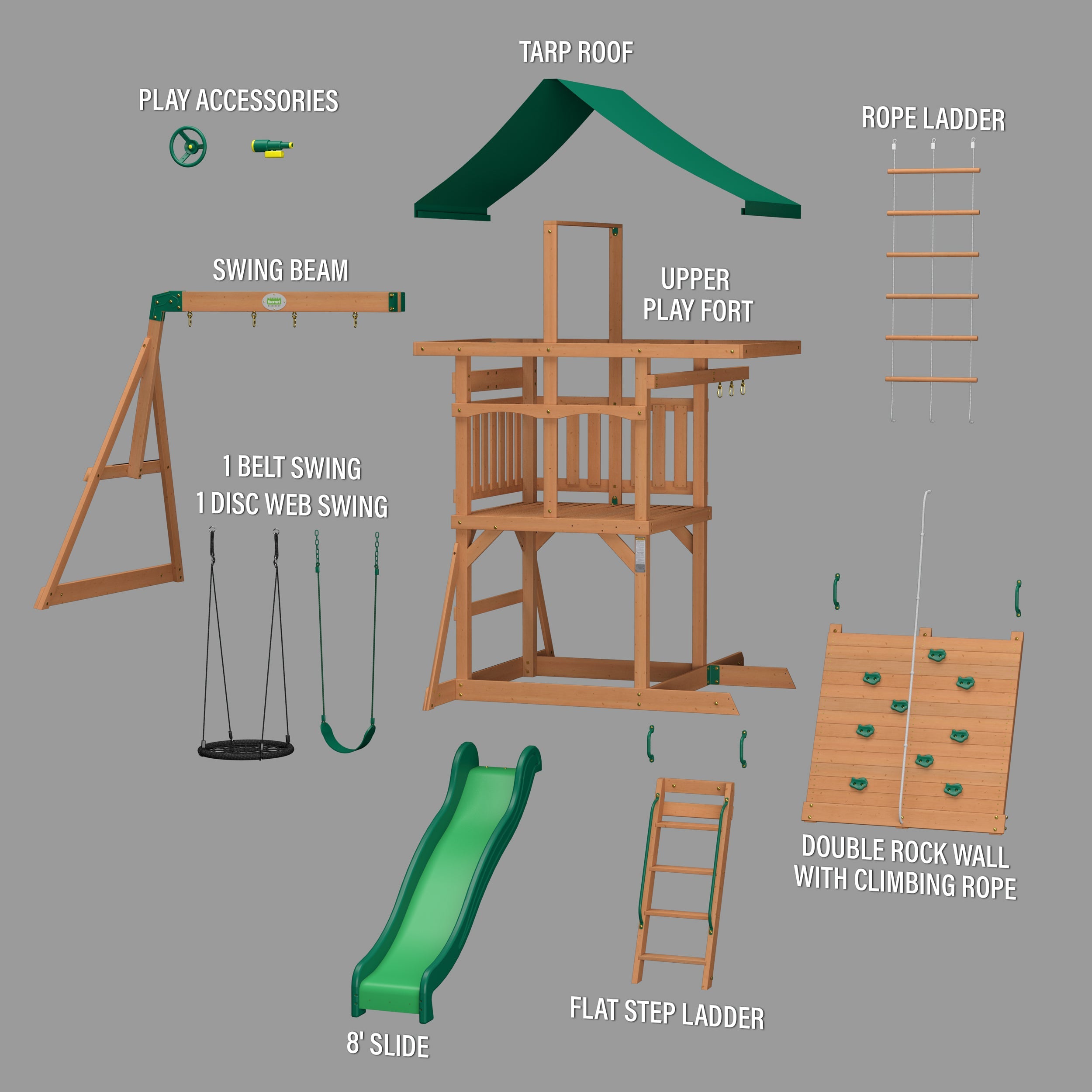 Grayson Peak Swing Set