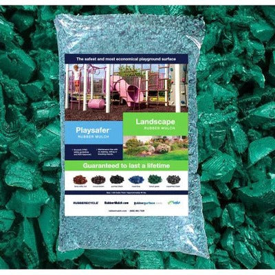 PLAYSAFER Rubber Mulch Green