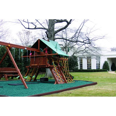 PLAYSAFER Rubber Mulch Green