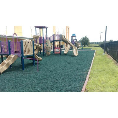 PLAYSAFER Rubber Mulch Green