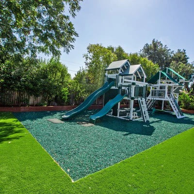 PLAYSAFER Rubber Mulch Green