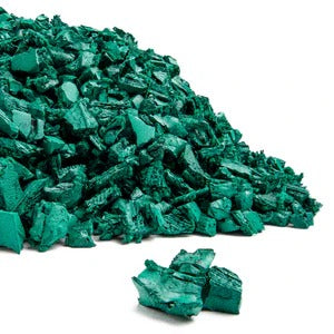 PLAYSAFER Rubber Mulch Green