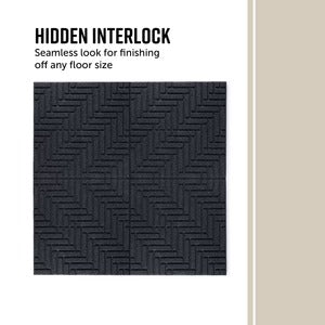 PLAYSAFER Herringbone Hidder Interlock Rubber Pavers