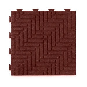 PLAYSAFER Herringbone Hidder Interlock Rubber Pavers