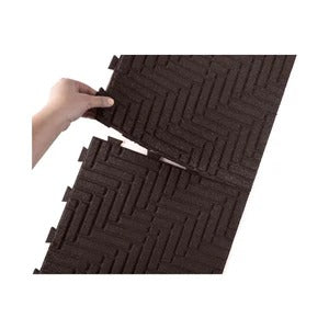 PLAYSAFER Herringbone Hidder Interlock Rubber Pavers