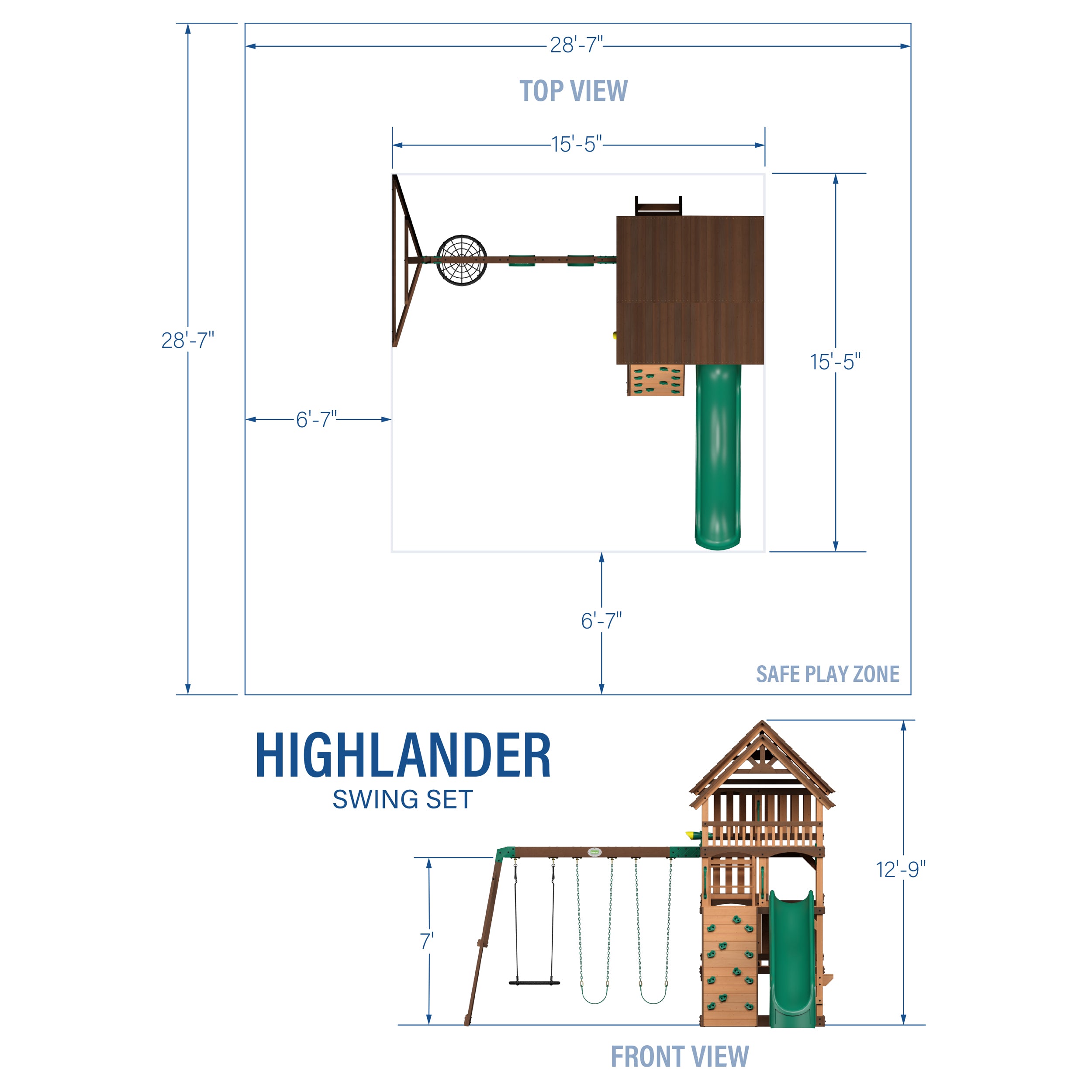 Highlander Swing Set