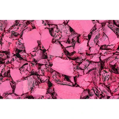 PLAYSAFER Rubber Mulch Hot Pink