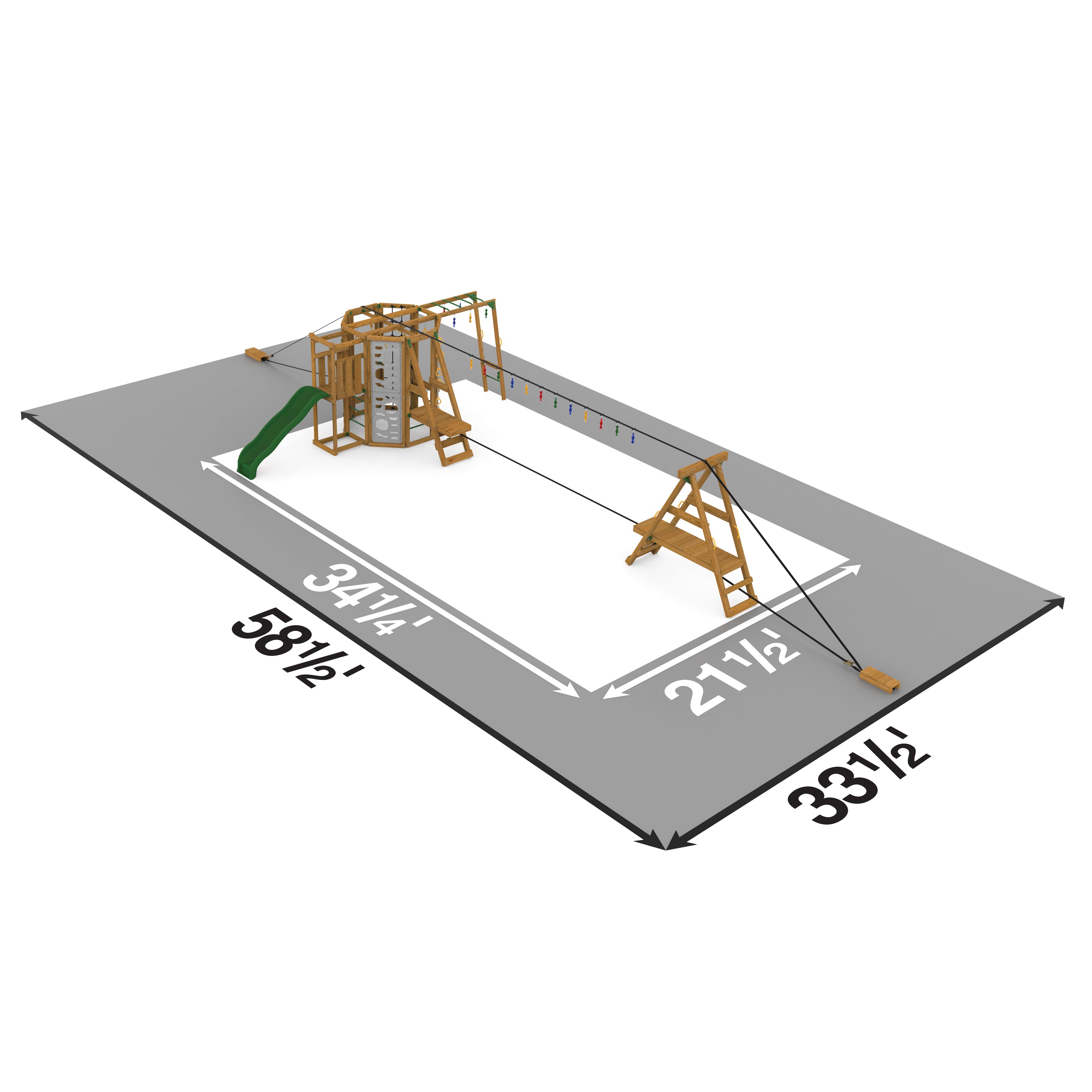 Ninja Power Tower Silver Playset